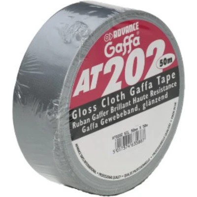 Afbeelding van Advance AT 202 Gaffa Tape, zilver 50m lang, 50mm breed tape