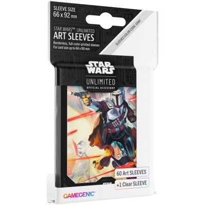 Afbeelding van Gamegenic Star Wars: Unlimited Art Sleeves: Mandalorian (60 stuks)