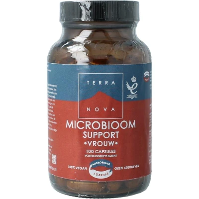 Afbeelding van Terranova Microbioom support vrouw 100 capsules