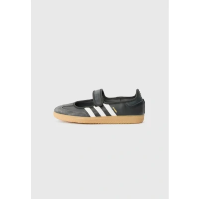Afbeelding van adidas Originals Samba JANE Ballerina&#039;s met enkelbandjes, Dames, Maat: 36, White/carbon/core black Leer