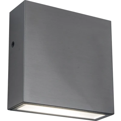 Afbeelding van Lutec GEMINI XF 6939412011875 LED buitenlamp (wand) 9.2 W RVS