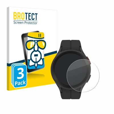 Afbeelding van BROTECT Glas Screen Protector voor Samsung Galaxy Watch 5 Pro (3 Stuks) Schermbeschermer [9H Hardheid, Beschermglas Folie niet Gehard Glas]