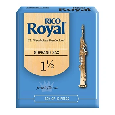 Afbeelding van D&#039;Addario Woodwinds Sopransaxofoon 1,5 doos met 10 rieten Riet voor sopraansaxsofoon