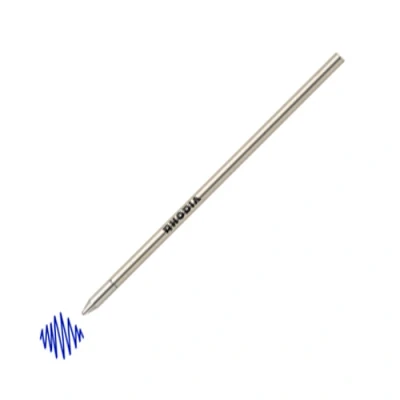 Afbeelding van Rhodia 9282C navulverpakking voor ScRipt balpen, blauwe inkt, hoge precisie, 0,7 mm
