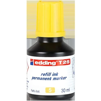 Afbeelding van Edding T 25 Navulinkt Geel