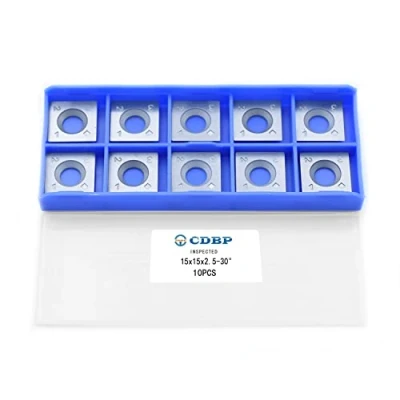 Afbeelding van CDBP Hout Draaien Gereedschap Carbide Getipt 15x15x2,5 Mm Vierkante Cutter Inserts Voor draaibeitels en Houtbewerking Draaibank Tool, 10 stks