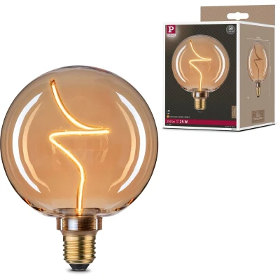 Afbeelding van Paulmann 29237 LED lamp E27 Globe 4 W Barnsteen (Ø x h) 125 mm 164 1 stuk(s)