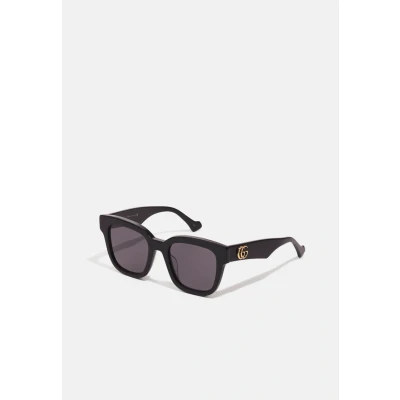 Afbeelding van Gucci GG Cateye Square Sunglasses Zonnebril, Dames, Maat: 52, Black/grey
