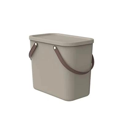 Afbeelding van Rotho Prullenbak van 25L Opbergcontainer Cappuccino