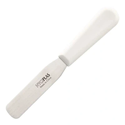 Afbeelding van Hygiplas recht paletmes 10cm wit