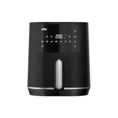 Afbeelding van Braun MultiFry 3 HF3030 Airfryer, 4,3 l, luchtoven, temperatuurregeling 80 200 graden, RealAir technologie, 8 vooraf ingestelde programma&#039;s, touch bediening, 1500 W, zwart