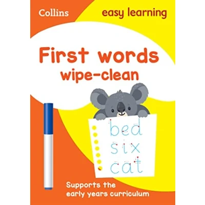 Afbeelding van First Words: Wipe Clean Activity Book: Ideal for Home Learning