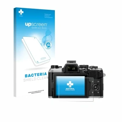 Afbeelding van upscreen Screenprotector voor Olympus OM System 5 Mark II Folie Beschermfolie transparant antibacterieel