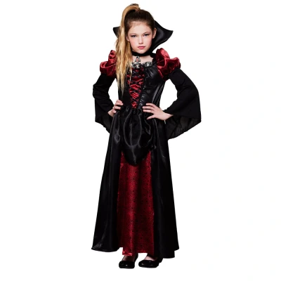 Afbeelding van Boland Kostuum Vampire queen (7 9 jr) Kinderen Vampier Halloween verkleedkleding