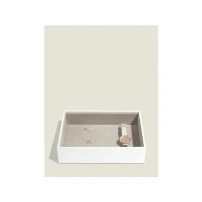 Afbeelding van Stackers White Classic Medium Jewellery Box Chunky Layer