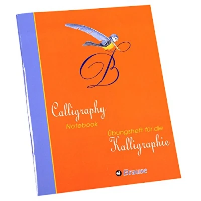 Afbeelding van Brause 98204SB Kalligrafie oefenschrift set junior (met 1 met 40 vellen en 16 etiketten)