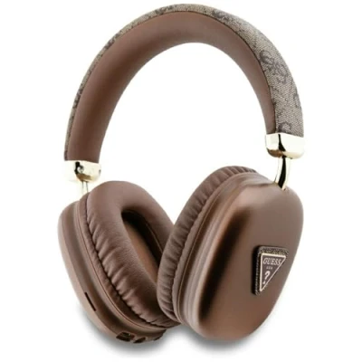 Afbeelding van Guess 4G Triangle Bluetooth Stereo Over Ear Koptelefoon Bruin