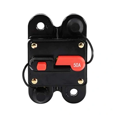 Afbeelding van Stroomonderbreker Reset Zekering, 12 24 V 50 Amp 100 Zekeringhouder Auto Boot Waterdicht Voor Marine Fiets (50A)