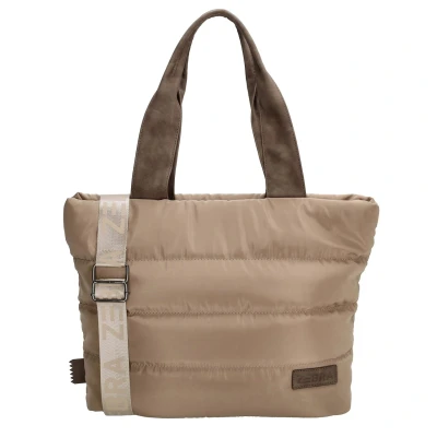 Afbeelding van Zebra Trends Elske Shopper III taupe