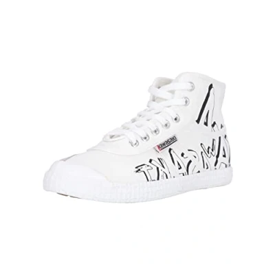 Afbeelding van Sneakers Kawasaki Graffiti Canvas Boot K202415 1002 White