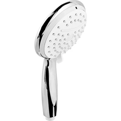 Afbeelding van Cornat handdouche&quot;Ardea&quot; 119,5 mm kopdiameter verchroomd 2 straalsoorten: normale &amp; sprankstraal anti kalk waterbesparing/douchekop voor douche badkuip/douchekop / TECB3403