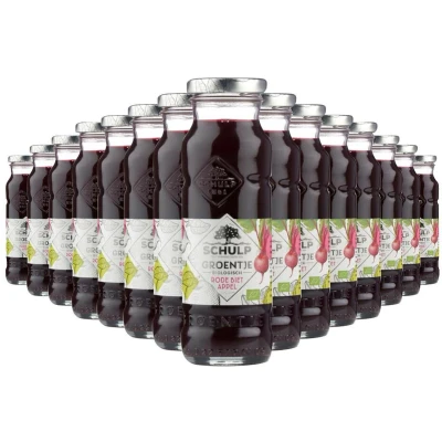 Afbeelding van Schulp Rode Biet &amp; Appelsap Biologisch Groentje 15 x 0,2 liter