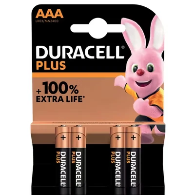 Afbeelding van Duracell Plus 100 % AAA 4x
