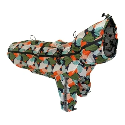 Afbeelding van Croci Hiking Go Harlequin Hondenjas, waterdicht, winddicht, 4 seizoenen, verstelbaar, ultralicht, met pootafdekking, meerkleurig, maat 65 cm