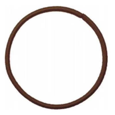 Afbeelding van Efalock Elastiekjes Dik Bruin 10st Haibu by Kapperskorting.com