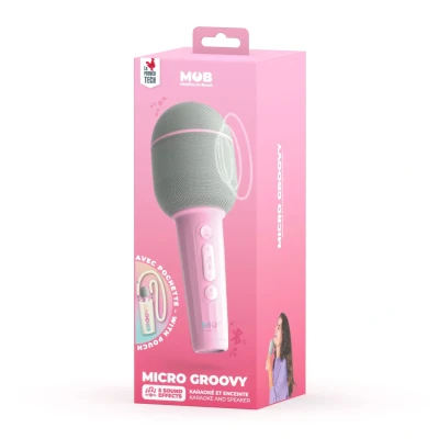 Afbeelding van MOB Groovy Karaoke Microfoon en Speaker Marshmallow
