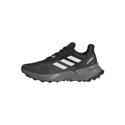 Afbeelding van Adidas Terrex Soulstride Trail hardloopschoenen, Dames, Maat: 43 1/3, Core black/crystal white/grey Textiel/ synthetisch