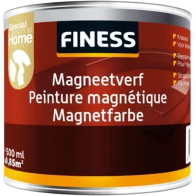 Afbeelding van Finess magneetverf 500 ml, donkergrijs