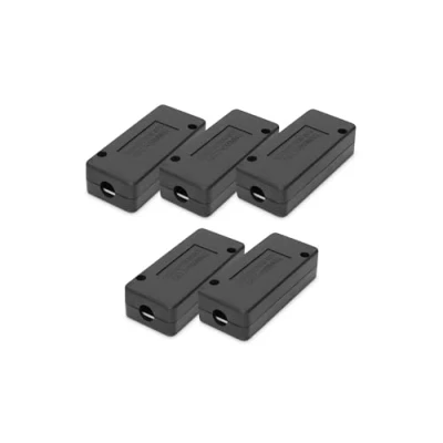 Afbeelding van DIGITUS DN 93907 1 LSA aansluitmodule Cat 7 5 stuks Afgeschermd Cat7 isolatieverplaatsingsconnector AWG 22 tot 26 Voor Ethernetkabels, netwerkkabels, installatiekabels Zwart
