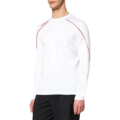 Afbeelding van Uhlsport Stream 22 Voetbalshirt Lange Mouw Kinderen Wit / Rood Maat: 140