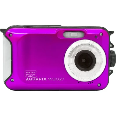 Afbeelding van Easypix W3027 P Wave PINK Digitale camera 30 Mpix Roze Incl. tas, accu Beeldstabilisatie, Waterdicht tot 3 m, Full HD video opname, Met ingebouwde