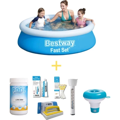 Afbeelding van Bestway Zwembad Fast Set 183 x 51 cm Inclusief WAYS Onderhoudspakket
