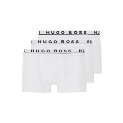 Afbeelding van BOSS Trunk 3 PACK Onderbroeken, Heren, Maat: Small, White