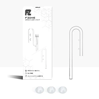Afbeelding van FZONE Aquarium Glas Lelie Pijp Inflow Met Zuigingen Voor Plant En Marine Filter 16/22mm (5/8 &#039;&#039;ID) Tubing