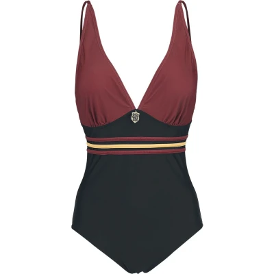 Afbeelding van Harry Potter Gryffindor Zwempak zwart bordeaux S