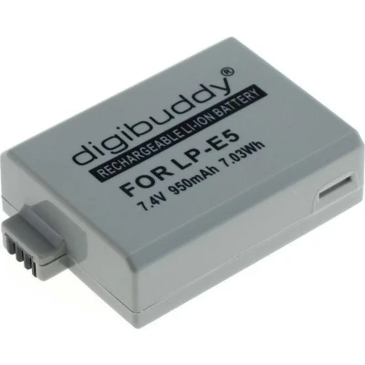Afbeelding van A Merk Digibuddy Accu Batterij Canon LP E5 950mAh