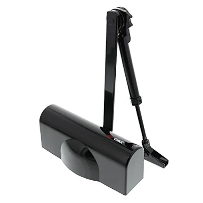 Afbeelding van CISA 1C141603044, deursluiter met aanslag Smart Plus 2, zwart