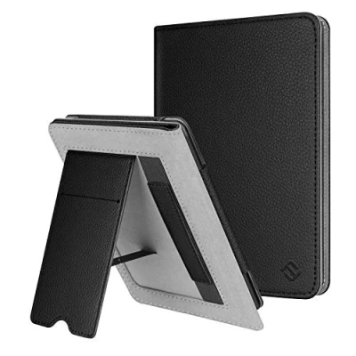 Afbeelding van Fintie Hoes voor Kindle Paperwhite (Fits All New 10th Generation 2018 / Generations) Premium PU leer Stand Protective Cover met Kaartsleuf en Handband, Zwart