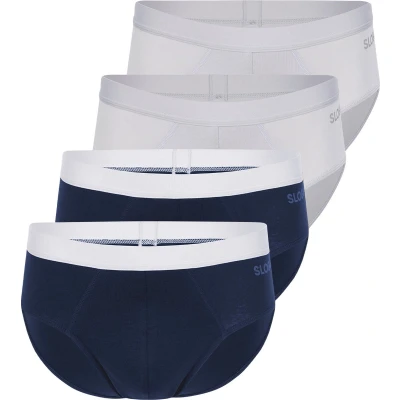 Afbeelding van Sloggi 4ER PACK GO ABC 2.0 Slip, Heren, Maat: Large, Navy platinum