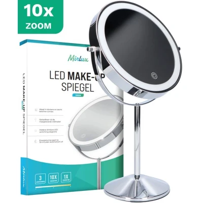 Afbeelding van Mirlux Make Up Spiegel met LED Verlichting 10X