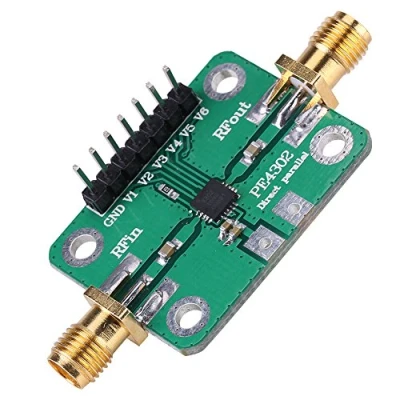 Afbeelding van 1 stuk verzwakker (maximale demping 31,5d), PE4302 NC Attenuator module, digitale besturing dempingselement 0,5 dB 6 bit, met SMA aansluiting parallelle immediate mode DC 5 V MHz 4 GHz