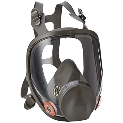 Afbeelding van 3M siliconenmasker, maat M, 1 stuk, 6800M, EN veiligheid gecertificeerd