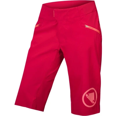 Afbeelding van Endura Singletrack Lite Korte Broek Rood S Vrouw