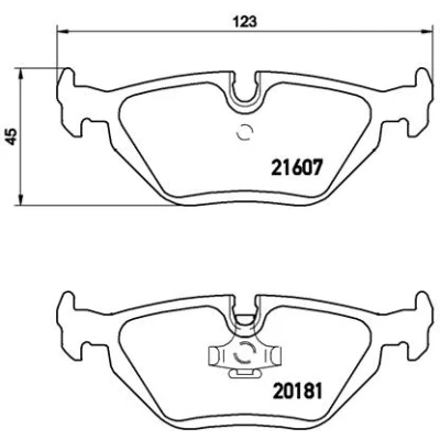 Afbeelding van Brembo Remblokset P 06 013