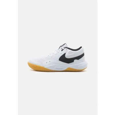 Afbeelding van Nike Performance Hyperquick Volleybalschoenen, Heren, Maat: 45.5, White/black Textiel/ synthetisch