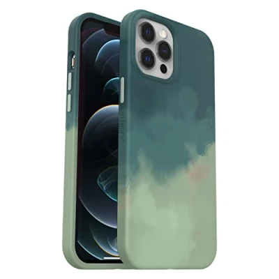 Afbeelding van OtterBox Symmetry doorzichtige hoes voor Apple iPhone 12 Pro Max, met MagSafe,schokbestendig, valbestendig, dunne beschermende hoes, getest volgens militaire standaard, Groen